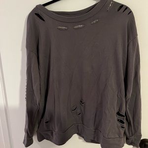 Distressed Target Sweatshirt